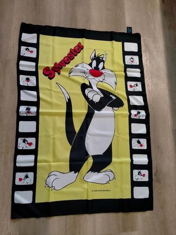 Sylvester kat Looney Tunes Warner Bros vlag strip tv logo  beschikbaar voor biedingen