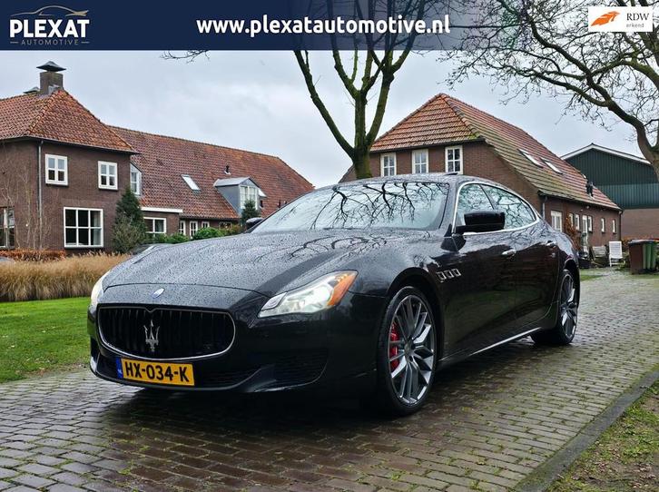 Maserati Quattroporte 3.0 D S Aut. | Panorama | Sportchrono, Auto's, Maserati, Bedrijf, Te koop, Quattroporte, ABS, Airbags, Airconditioning