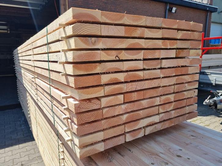 Douglas fijn bezaagd 50x150 | 5x15 | Balk ligger, Tuin en Terras, Palen, Balken en Planken, Nieuw, Balken, 250 cm of meer, Ophalen of Verzenden