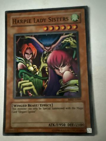 Harpie Lady Sisters Yu-Gi-Oh! Kaart beschikbaar voor biedingen