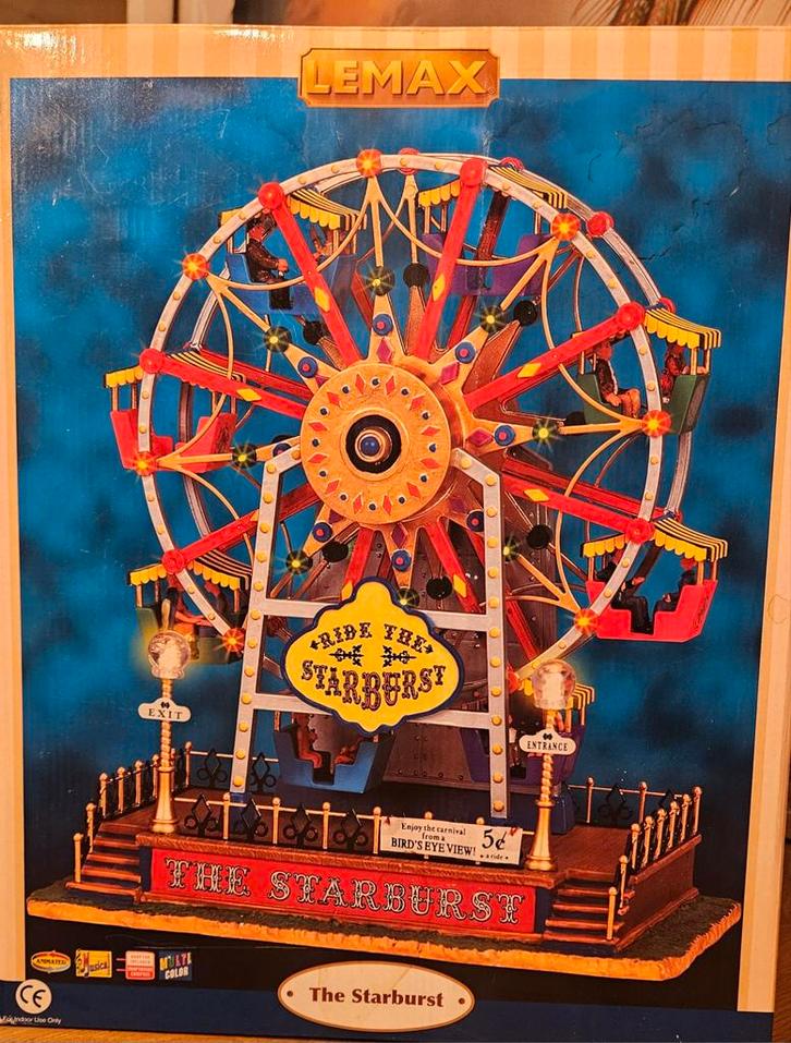 Lemax The Starburst Reuzenrad kerstdorp kerst dorp, Diversen, Kerst, Nieuw, Ophalen