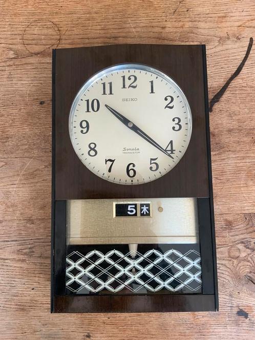 Vintage Seiko Sonola Transistor ATO Klok, Huis en Inrichting, Woonaccessoires | Klokken, Ophalen of Verzenden