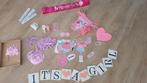 Versiering geboorte meisje - babyshower meisje, Hobby en Vrije tijd, Feestartikelen, Ophalen of Verzenden, Zo goed als nieuw, Versiering
