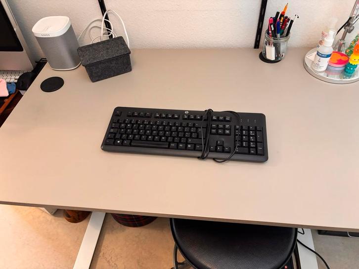 Ikea zit sta bureau, Huis en Inrichting, Bureaus, Zo goed als nieuw, Ophalen