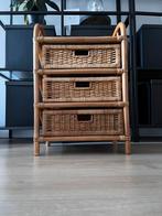 Vintage Rotan Kastje, Huis en Inrichting, Ophalen, Minder dan 50 cm, Vintage, Zo goed als nieuw