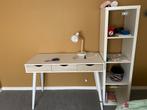 Bureau met vakkenkastje - Wit, Ophalen, Gebruikt, Bureau