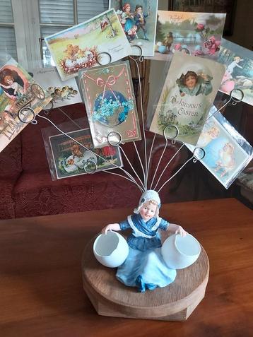 Meisje met eieren, candy container voor Pasen  beschikbaar voor biedingen