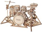 Robotime Drum Kit, Hobby en Vrije tijd, Knutselen, Ophalen of Verzenden, Nieuw, Materiaal