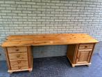 Grenen bureau, Huis en Inrichting, Bureaus, Ophalen, Gebruikt, Bureau