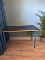 Bureau Ikea blauw, Ophalen, Gebruikt, Bureau