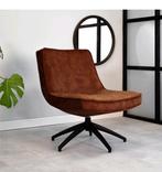 Dimehouse fauteuil velvet  koper, Huis en Inrichting, Ophalen, Zo goed als nieuw, 50 tot 75 cm