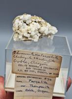 Thomsoniet-Ca, e.a. zeolieten - Goble, Oregon, USA, Ophalen of Verzenden, Mineraal