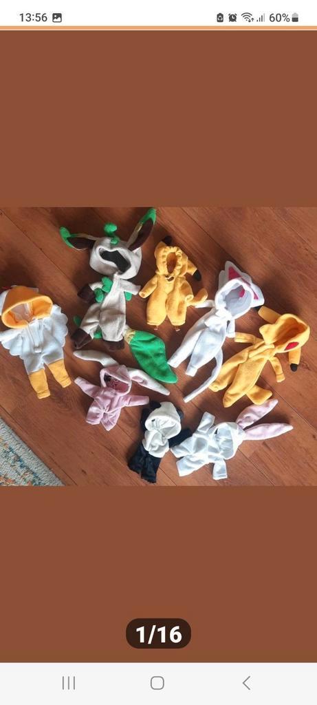 8 stuks dieren onesuit's voor o.a bjd blythe, pullip, barbie, Verzamelen, Poppen, Zo goed als nieuw, Kleertjes, Ophalen of Verzenden