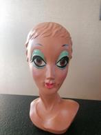 Jaren 60/70 TWIGGY hoedenhoofd, Ophalen of Verzenden