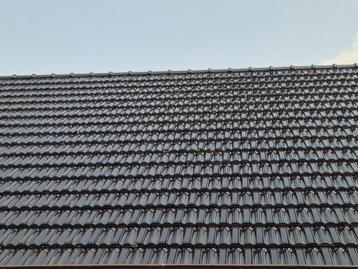 Dakpannen - Muldenpan- zwart-700stuks beschikbaar voor biedingen