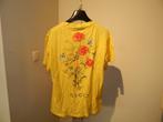 Gucci shirt chateau marmot floral print met merk rug M, Kleding | Heren, T-shirts, Geel, Zo goed als nieuw, Gucci, Verzenden
