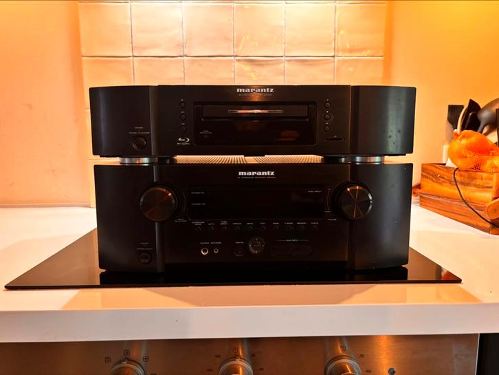 Marantz kef set versterker speakers, Audio, Tv en Foto, Versterkers en Receivers, Gebruikt, Marantz, Ophalen of Verzenden
