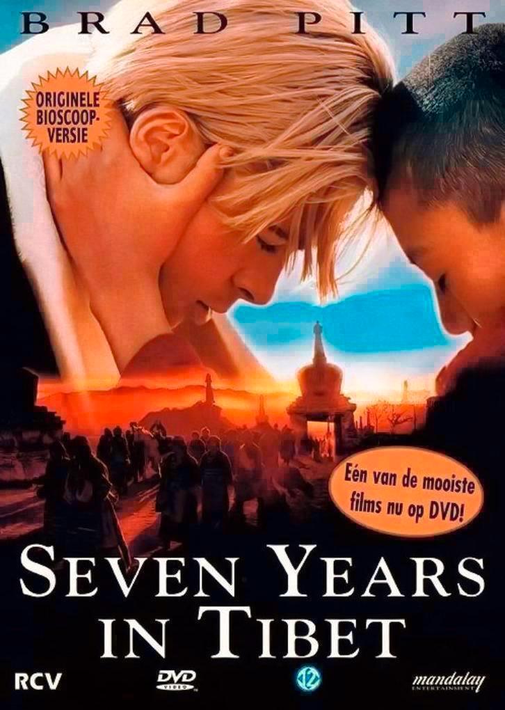 Seven Years In Tibet (Brad Pitt), Cd's en Dvd's, Dvd's | Avontuur, Zo goed als nieuw, Vanaf 12 jaar, Ophalen of Verzenden