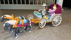 Playmobil princes koets met paarden compleet, Ophalen of Verzenden, Zo goed als nieuw, Complete set
