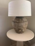 Oude Waterkruik Lamp met Kap ( evt. Invl tafel), Ophalen, 50 tot 75 cm, Stof, Zo goed als nieuw