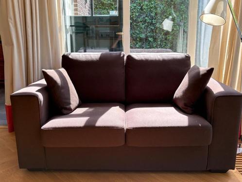 Tweezitsbank, loveseat plus poef, Huis en Inrichting, Banken | Bankstellen, Gebruikt, Rechte bank, Overige maten, 150 tot 200 cm
