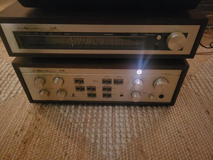 Luxman L55A versterker, 50A tuner, Audio, Tv en Foto, Radio's, Ophalen