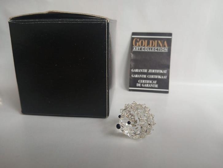 Goldina Art Collection kristallen egel, Antiek en Kunst, Curiosa en Brocante, Ophalen of Verzenden
