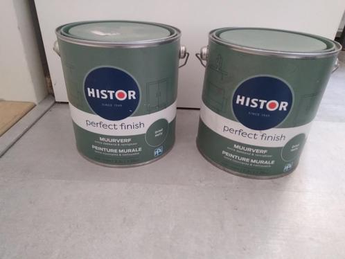 2x Muurverf o.a. Dried Holly (Histor, perfect finish),2,5 L., Doe-het-zelf en Verbouw, Verf, Beits en Lak, Nieuw, Verf, Minder dan 5 liter
