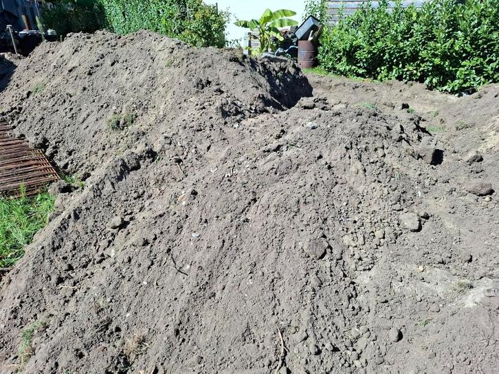 Gratis grond, levering mogelijk, Tuin en Terras, Zand, Zo goed als nieuw, Ophalen of Verzenden