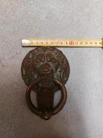 Antieke bronzen messing? Zware Deurklopper leeuw, Antiek en Kunst, Curiosa en Brocante, Ophalen of Verzenden