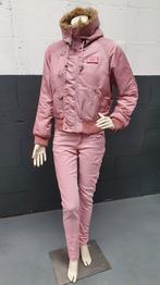 Alpha Industries roze winterjas, maat M, nep bontkraag. S25, Kleding | Dames, Tweedehands verkoop, Ophalen of Verzenden, Roze