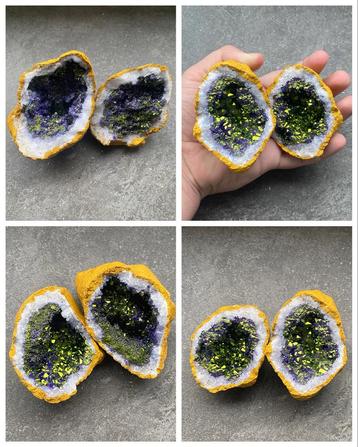 Groene Kwarts Geodes beschikbaar voor biedingen