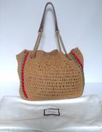 GUCCI Raffia Marmont Bruin schouder tas bag, Sieraden, Tassen en Uiterlijk, Tassen | Damestassen, Ophalen of Verzenden, Zo goed als nieuw