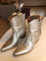 Manfield Zilver Laarsjes Maat 39 - Zo Goed Als Nieuw!, Kleding | Dames, Schoenen, Overige kleuren, Lage of Enkellaarzen, Ophalen of Verzenden