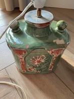 Vintage Lampvoet met Bloemenmotief, Ophalen of Verzenden