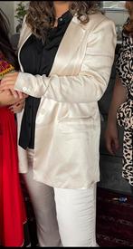 Satijnen pak (broek+blazer) van de ZARA, Overige typen, Maat 42/44 (L), Ophalen of Verzenden, Zo goed als nieuw