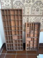 Twee letterzet bakken, Antiek en Kunst, Ophalen