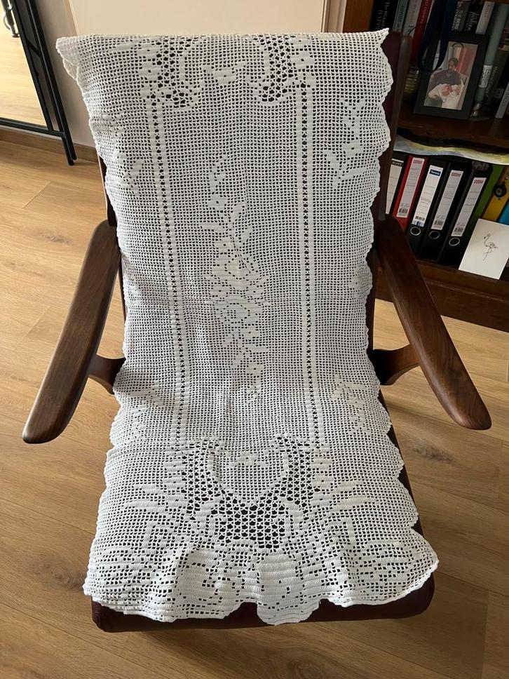 Gehaakte Tafelloper - Vintage Look, Huis en Inrichting, Stoffering | Tapijten en Kleden, Gebruikt, 50 tot 100 cm, 100 tot 150 cm