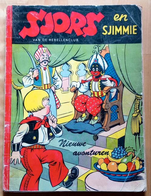 Vintage exemplaren Sjors en Sjimmie, 4 stuks, Boeken, Stripboeken, Gelezen, Meerdere stripboeken, Ophalen of Verzenden