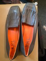 Kroll Loafers Dames Maat 40 - Italiaans Leer, Kleding | Dames, Schoenen, Verzenden, Nieuw, Grijs, Instappers