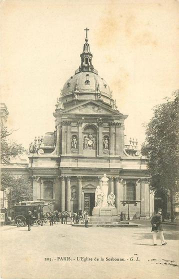 (376-196-005) Paris L'Eglise de la Sorbonne beschikbaar voor biedingen