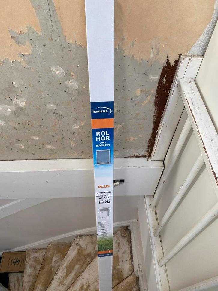 Rolhor voor ramen 83-155cm - Hamstra, Doe-het-zelf en Verbouw, Deuren en Horren, Nieuw, Hordeur, Minder dan 200 cm, Minder dan 80 cm