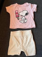 Leuke shortama (korte pyama) van Snoopy maat 68, Meisje, Ophalen of Verzenden, Zo goed als nieuw, Nacht- of Onderkleding