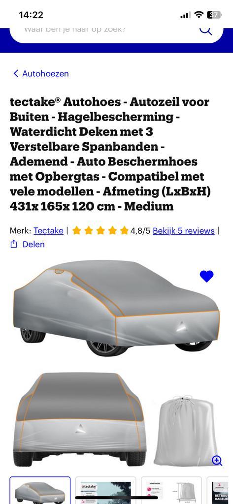 Auto beschermhoes Hagel, Auto diversen, Autohoezen, Zo goed als nieuw, Ophalen of Verzenden