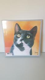 Drie nieuwe afbeeldingen van katten op canvas van Francien, Huis en Inrichting, Nieuw, Ophalen of Verzenden