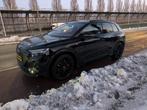 Audi Q4 E-tron 40 S-line 77kWh 204pk 2021 Zwart, Auto's, Automaat, 95 pk, Zwart, Leder