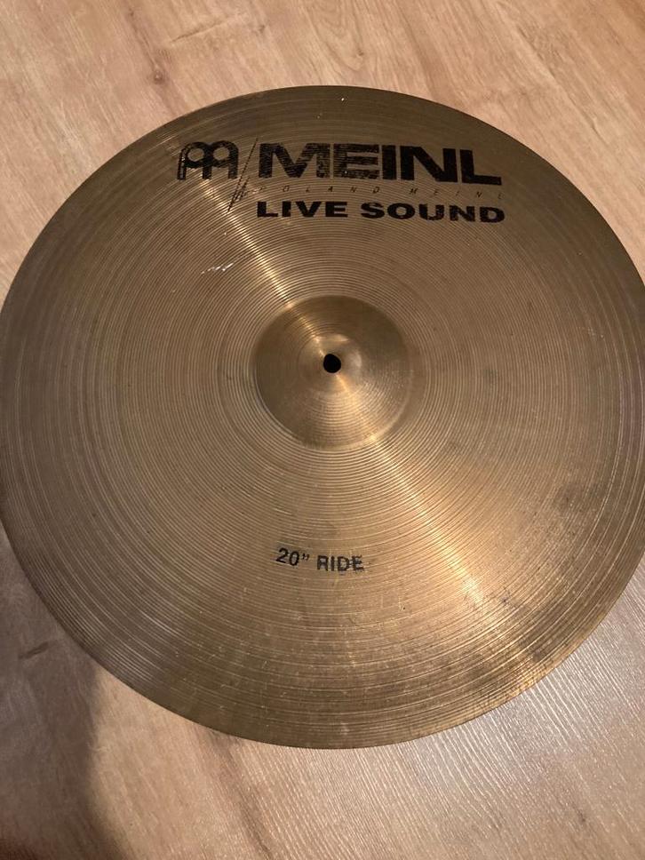 Meinl Roland Live Sound 20" Ridebekken, Muziek en Instrumenten, Percussie, Gebruikt, Melodische percussie, Ophalen of Verzenden