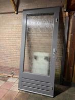 Voordeur, Doe-het-zelf en Verbouw, Deuren en Horren, Ophalen, 80 tot 100 cm, 200 tot 215 cm, Glas