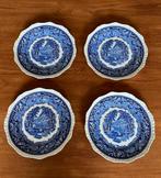 4 Mason’s Vista blauw ontbijtborden, Ophalen of Verzenden, Zo goed als nieuw, Bord(en), Overige stijlen