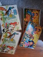 Vintage Puzzel Set - Houten & Kartonnen Puzzels, Ophalen of Verzenden, Minder dan 500 stukjes, Gebruikt, Legpuzzel
